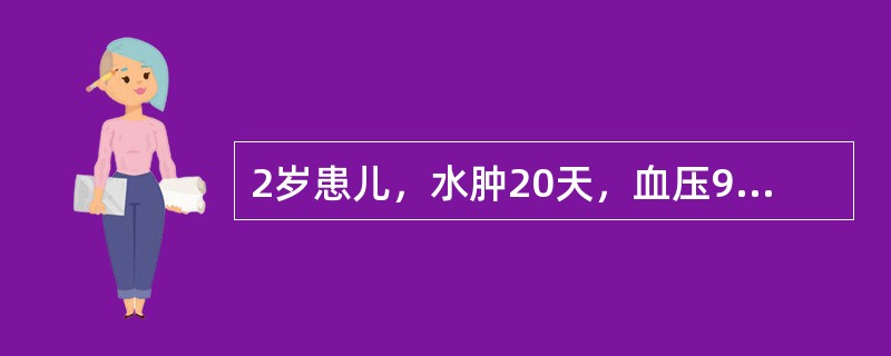 2岁患儿，水肿20天，血压90／70n硼Hg，尿蛋白（+++），RBC1～2／HP，血白蛋白23g／L，血尿素氮5.5mmol／L。为明确诊断首选实验室检查（）