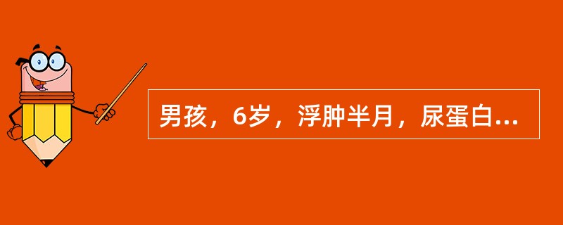 男孩，6岁，浮肿半月，尿蛋白++++，诊断为单纯性肾病，治疗应选用（）