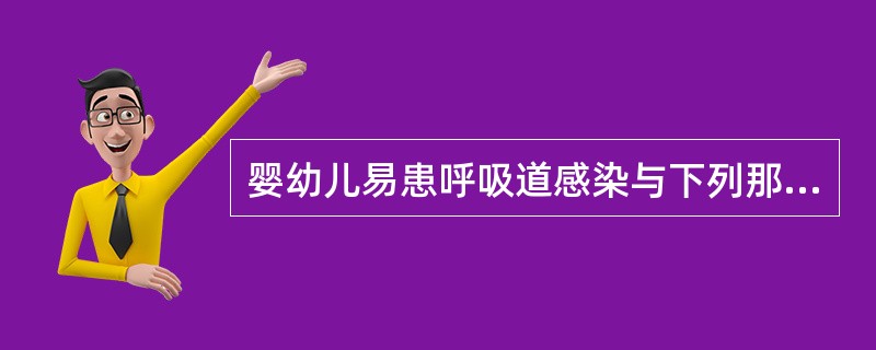 婴幼儿易患呼吸道感染与下列那种免疫球蛋白的低下有关