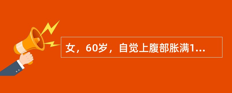 女，60岁，自觉上腹部胀满1个月。妇科检查：子宫直肠陷凹可触及质硬、固定结节，左卵巢增大6cm×5cm×4cm，B超显示左卵巢囊实性，血流丰富，大量腹水。此患者最可能诊断为（）