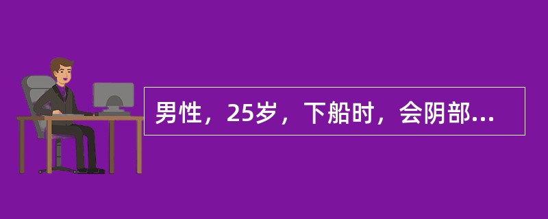 男性，25岁，下船时，会阴部骑跨在船沿上，立即出现尿道口滴血，之后不能排尿，发生尿潴留，体检发现会阴部、阴茎和阴囊明显肿胀。对该患者的初步诊断是（）