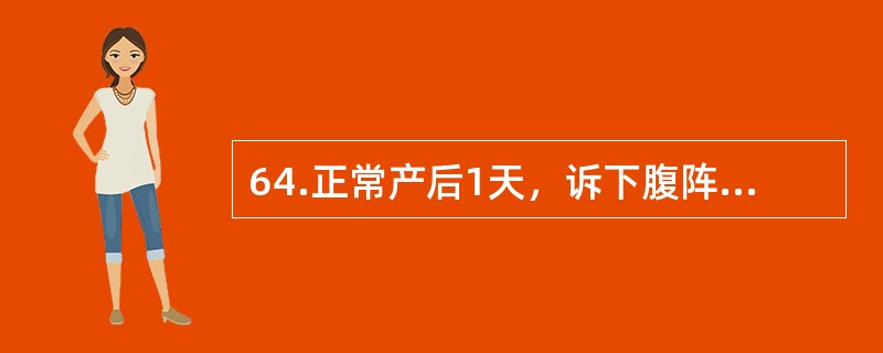 64.正常产后1天，诉下腹阵痛，汗多，低热。检查：体温37.5℃，宫底平脐，无压痛；会阴切口无红肿，恶露鲜红，量多，腥味，双乳胀满。进一步的处理是（）