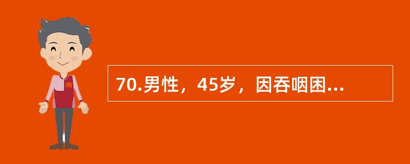 70.男性，45岁，因吞咽困难6个月来院就诊。体格检查未发现阳性体征。通过上述检查发现食管中、下段有7cm长病变，病理切片检查确诊为鳞癌，则最佳治疗方案是（）