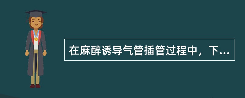 在麻醉诱导气管插管过程中，下列哪项措施可减轻因气管插管引起的心血管副反应