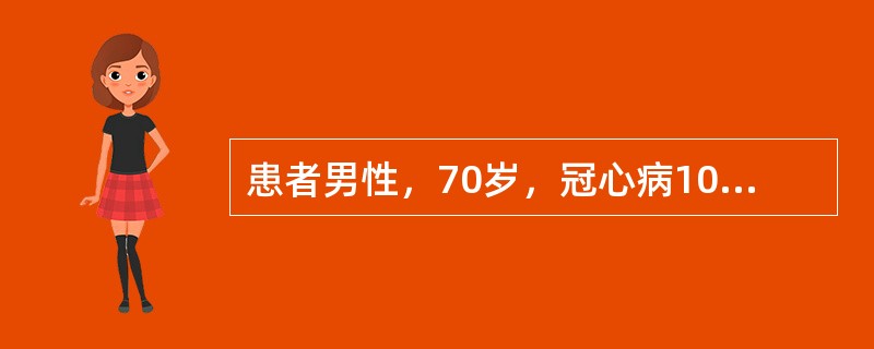 患者男性，70岁，冠心病10余年，冠脉造影后2天出现食欲减退、恶心、水肿，血压140／90mmHg，脉搏78次／分，肌酐231μmol／L，血红蛋白120g／L，最可能的诊断是