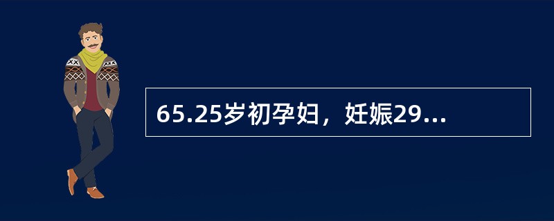 65.25岁初孕妇，妊娠29周，今晨产前检查时发现血压144/92mmHg，尿蛋白阴性此时最适宜的处理应是（）