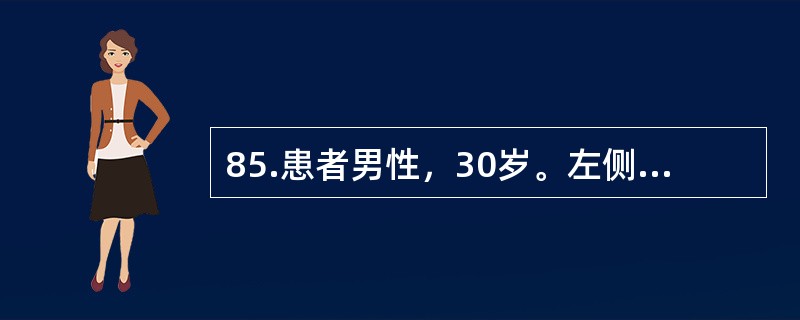 85.患者男性，30岁。左侧胸痛4个月，下肢无力2个月。神经系统查体：左下肢肌力4级，右下肢肌力5级（-）。右侧T10以下痛温觉消失，左侧减退。T4水平痛觉过敏。左侧巴氏征阳性对诊断有帮助的辅助检查是