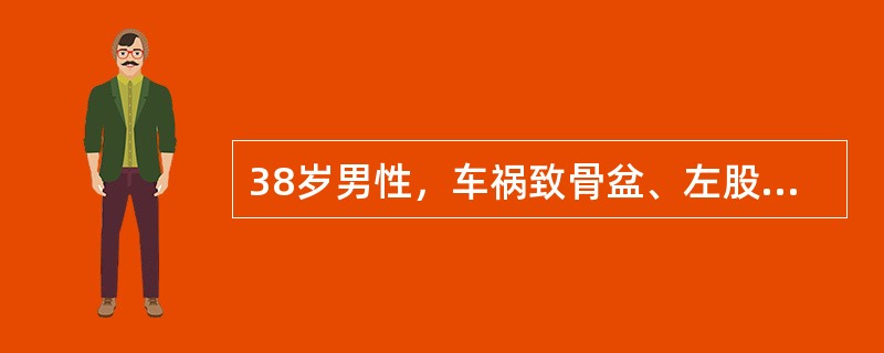 38岁男性，车祸致骨盆、左股骨干骨折及左胫骨开放性骨折，急救时首先应注意的是（）