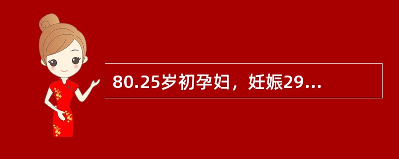 80.25岁初孕妇，妊娠29周，今晨产前检查时发现血压144／92mmHg，尿蛋白阴性此时最适宜的处理应是