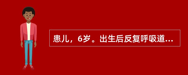 患儿，6岁。出生后反复呼吸道感染，平时较少活动，体检：无发绀，心前区隆起，于胸骨左缘第3、4肋间闻及3/6级粗糙全收期杂音，有震颤，肺动脉第2音亢进，最可能的诊断是
