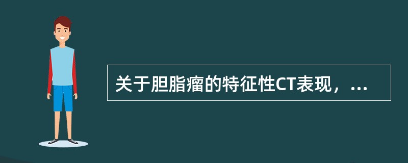 关于胆脂瘤的特征性CT表现，下列哪项说法错误