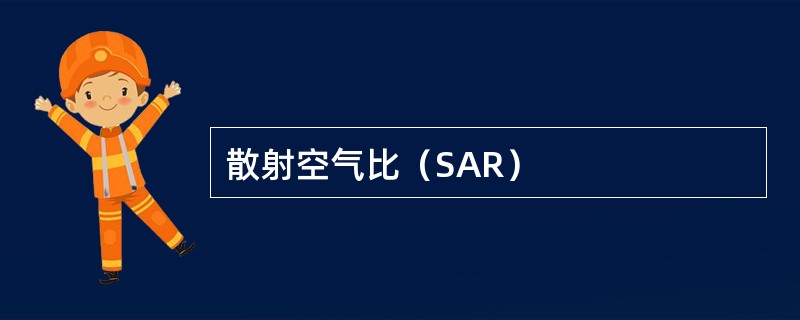 散射空气比（SAR）