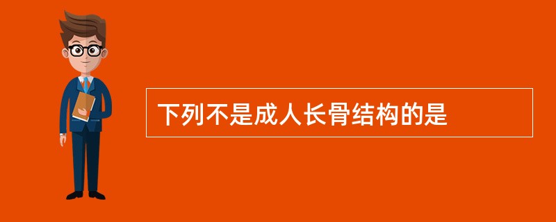 下列不是成人长骨结构的是