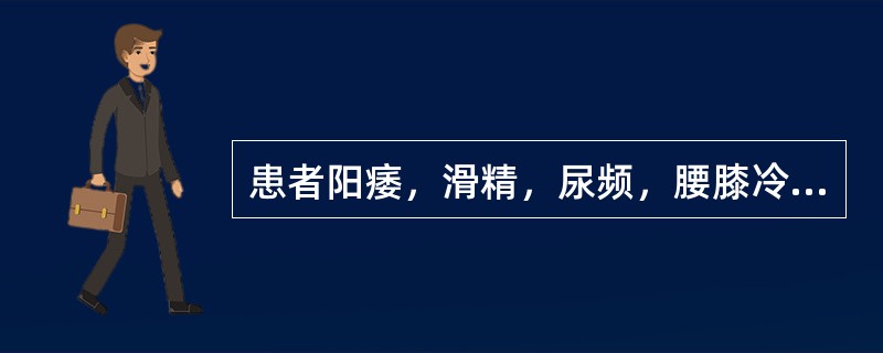 患者阳痿，滑精，尿频，腰膝冷痛。治疗宜选用