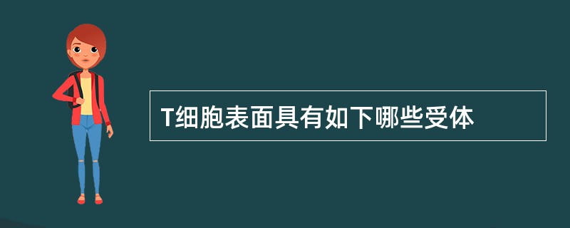 T细胞表面具有如下哪些受体