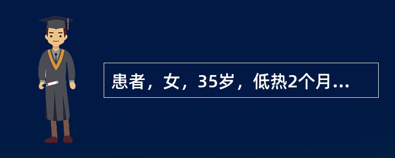 患者，女，35岁，低热2个月，伴有腹痛、腹胀，查体腹部移动性浊音阳性，腹腔积液为渗出液，血沉60mm／h，最可能的诊断是