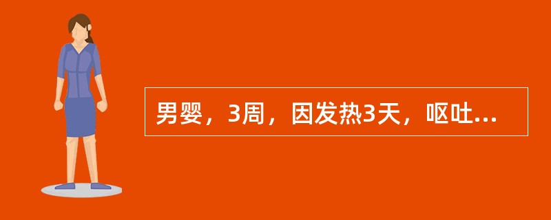 男婴，3周，因发热3天，呕吐、精神差1天入院。查体：皮肤色素深，脱水明显，阴茎稍大。测血清电解质：钠126mmol／L，钾5.8mmol／L，氯91mmol／L。立即治疗最好