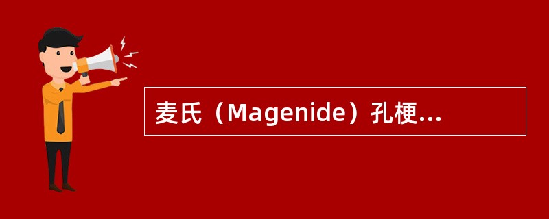 麦氏（Magenide）孔梗阻引起的脑室扩张是