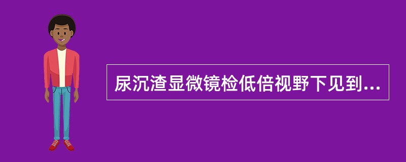 尿沉渣显微镜检低倍视野下见到3个透明管型能确诊管型尿吗