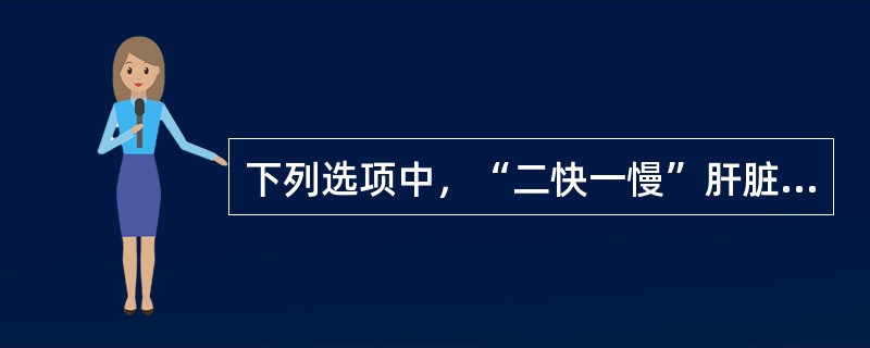 下列选项中，“二快一慢”肝脏增强技术的是