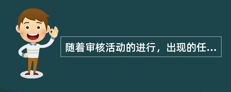 随着审核活动的进行，出现的任何变更审核计划的需求都应经评审，适当时，经()批准。