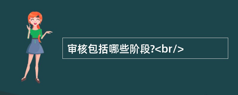 审核包括哪些阶段?<br/>