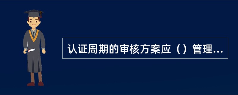 认证周期的审核方案应（）管理体系要求。