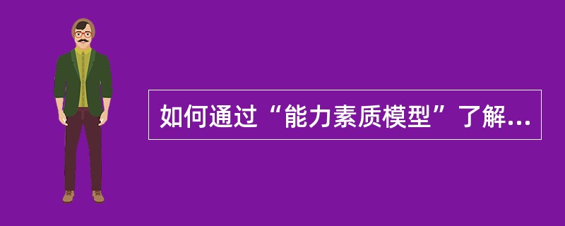 如何通过“能力素质模型”了解和掌握能力的构成?