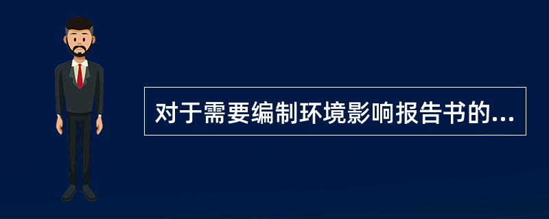 对于需要编制环境影响报告书的建设单位，在报批环境影响报告书之前，应依照有关法律规定，征求（）的意见。