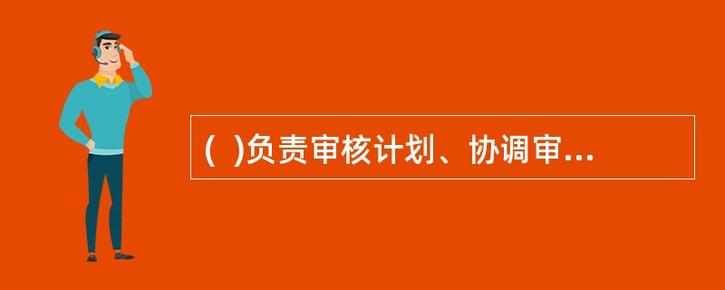 (  )负责审核计划、协调审核活动并在审核活动中领导审核活动?