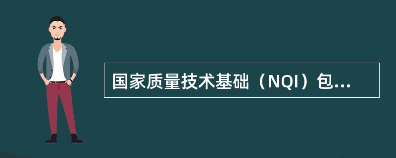 国家质量技术基础（NQI）包括计量、标准、合格评定三大支柱，计量是控制质量的基础，标准引领质量提升，合格评定控制质量并建立质量信任。