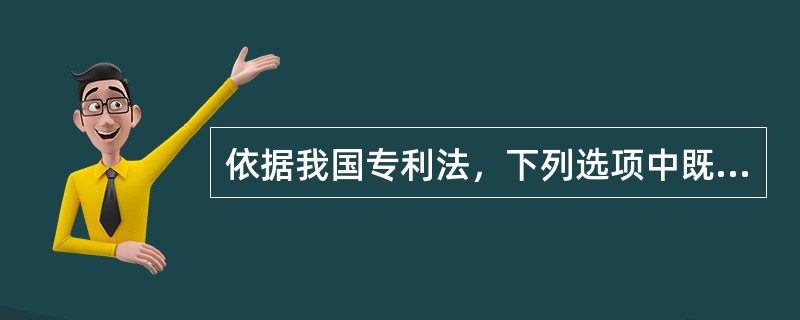 依据我国专利法，下列选项中既可以提出发明专利申请又可以提出实用新型专利申请的是()