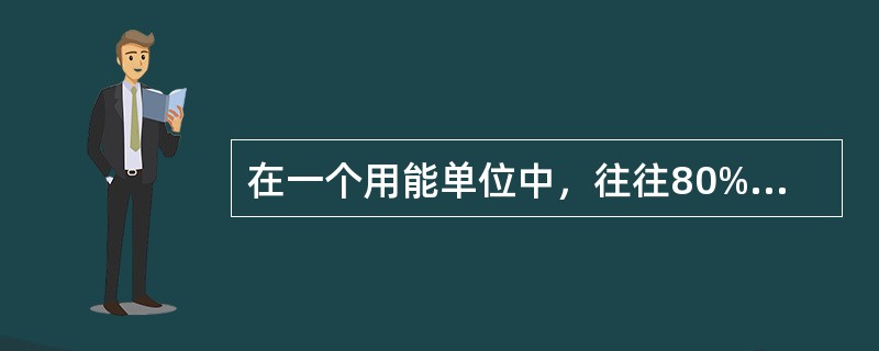 在一个用能单位中，往往80%的能源是由20%的用能设备/环节所消耗的，这种原理被称为（）