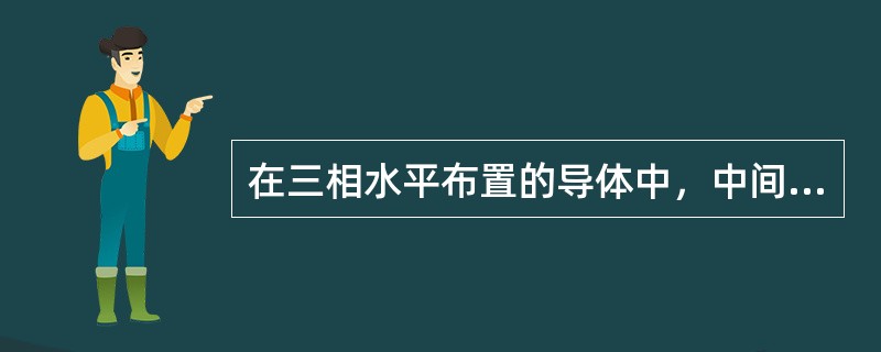 在三相水平布置的导体中，中间相导体受力最小。（）