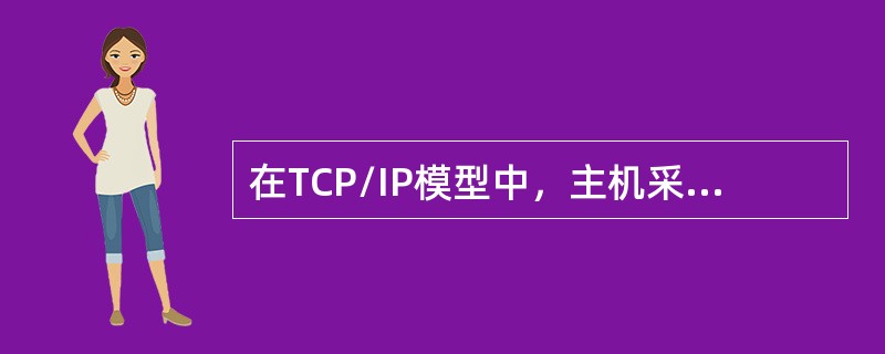 在TCP/IP模型中，主机采用()标识，运行在主机上的进程采用()标识。