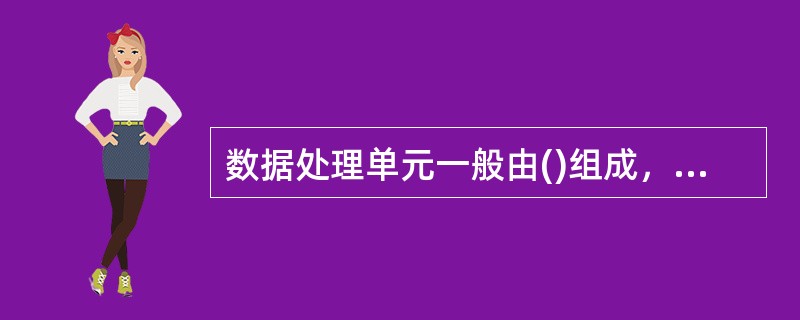 数据处理单元一般由()组成，负责将采集到的目标信息进行处理。