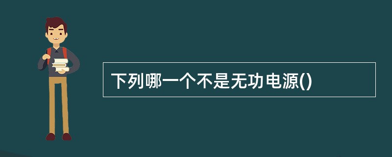 下列哪一个不是无功电源()