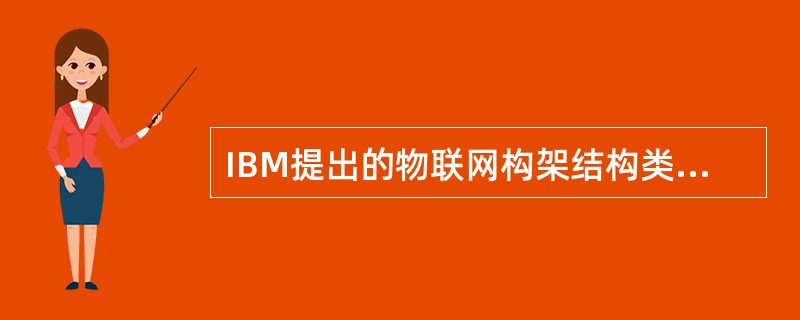 IBM提出的物联网构架结构类型是()。