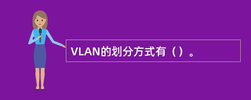 VLAN的划分方式有（）。