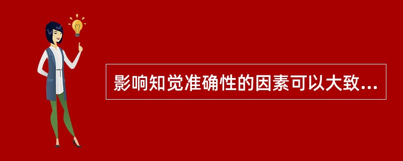影响知觉准确性的因素可以大致归为三个方面：知觉者的主观因素、知觉对象的特征和知觉的()。