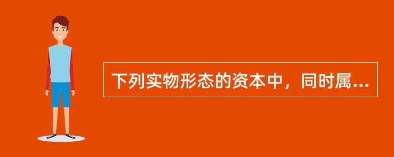 下列实物形态的资本中，同时属于生产资本、不变资本和固定资本的是（）