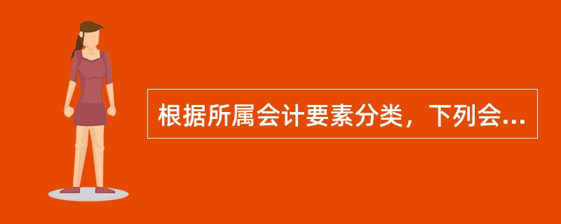 根据所属会计要素分类，下列会计科目全部归属于同一类会计要素的是()。