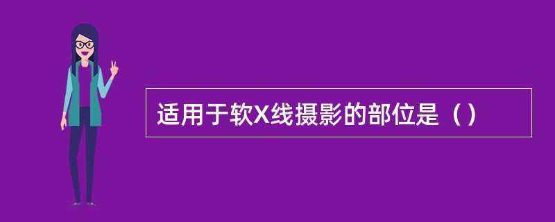 适用于软X线摄影的部位是（）