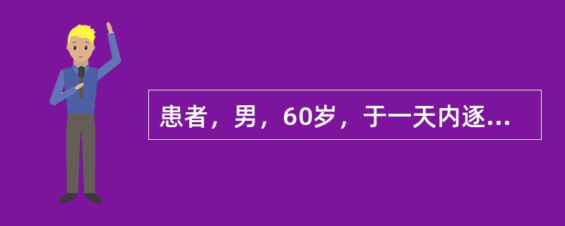 患者，男，60岁，于一天内逐渐出现右侧上下肢无力及讲话不能。神经系统检查：右侧偏瘫，右偏身感觉减退，右侧偏盲，失语。临床诊断为脑血栓形成。闭塞的血管是