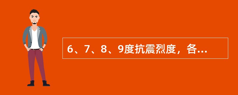 6、7、8、9度抗震烈度，各种层数的砖混结构房屋必须设置构造柱的部位是：（1997-068）Ⅰ外墙四角；Ⅱ较大洞口两侧；皿隔断墙和外纵墙交接处；Ⅳ，大房间内外墙交接处（）