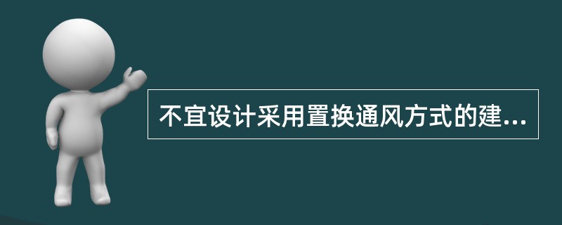 不宜设计采用置换通风方式的建筑，应是哪几项？（）