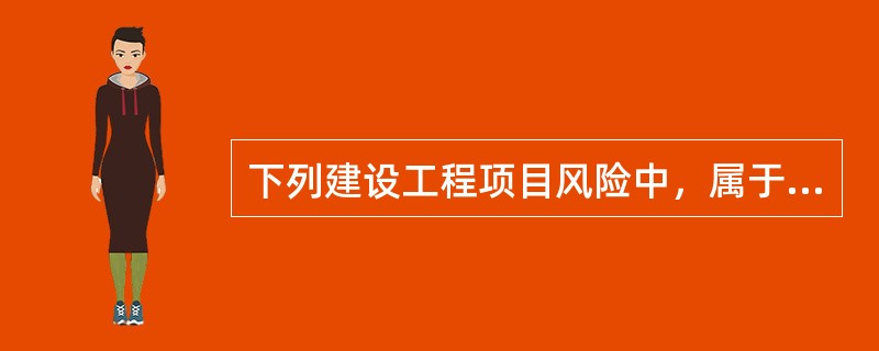 下列建设工程项目风险中，属于组织风险的有（）。