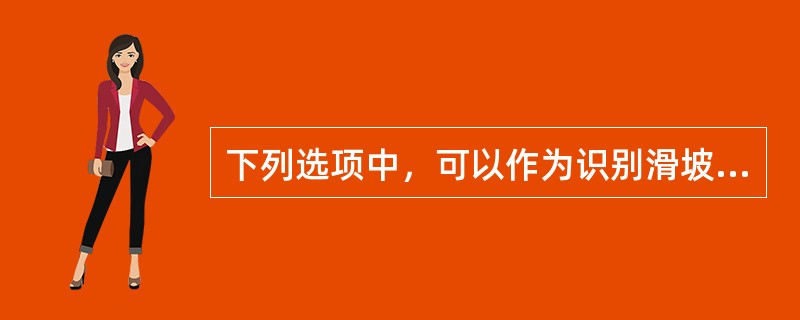 下列选项中，可以作为识别滑坡的重要标志的是（）。Ⅰ.滑坡体、滑坡壁、滑动面Ⅱ.滑坡台地、鼓张裂隙Ⅲ.滑坡床、拉张裂隙Ⅳ.扇形裂隙、剪切裂隙