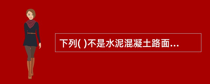 下列( )不是水泥混凝土路面断板的防治措施。