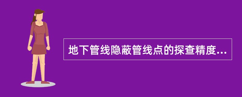 地下管线隐蔽管线点的探查精度要求：其埋深限差为( )。(注：h为管线中心的埋深，小于1m时按1m计。)